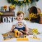 3-Piece Sunflower Wooden Table Centerpiece Set – “Hello Sunshine” Farmhouse Tiered Tray Decor for Home, Kitchen, Party & Photo Props